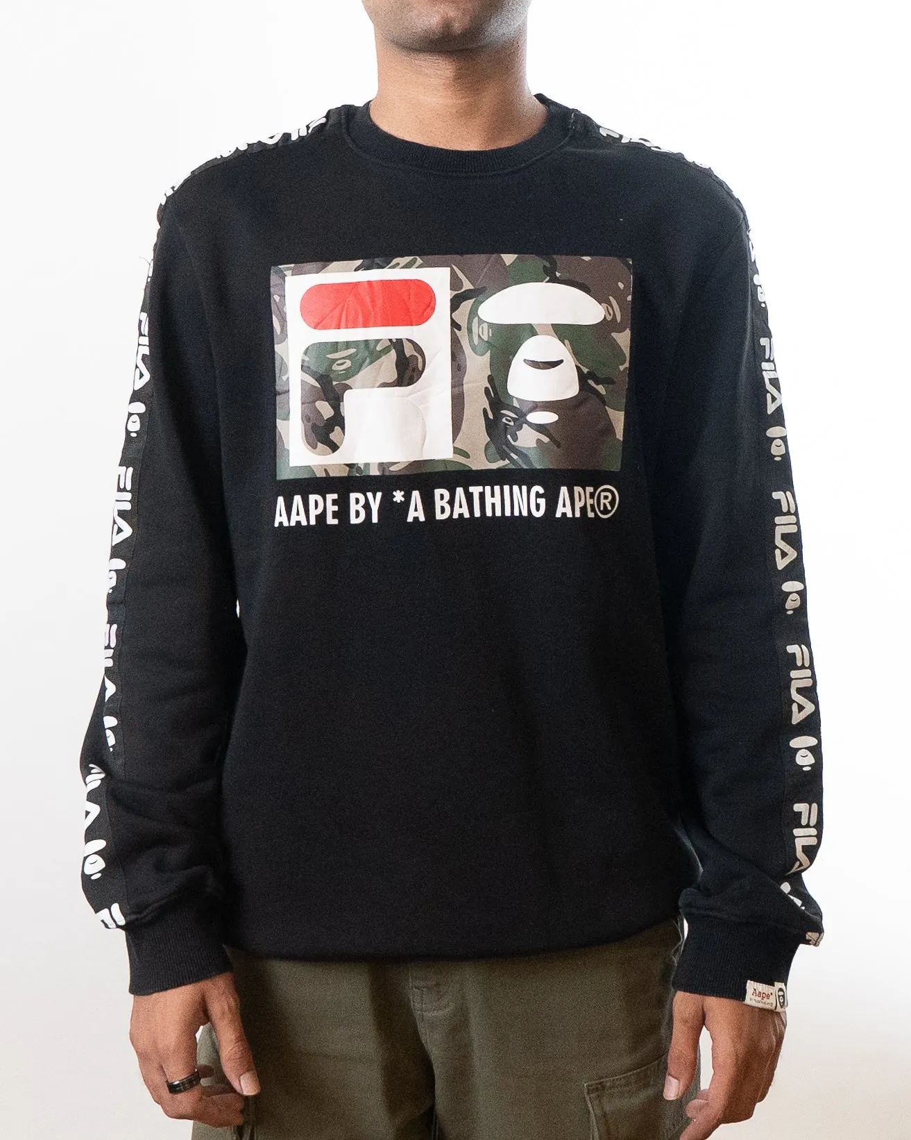 Aape By A Bathing Ape x Fila Sweatshirt