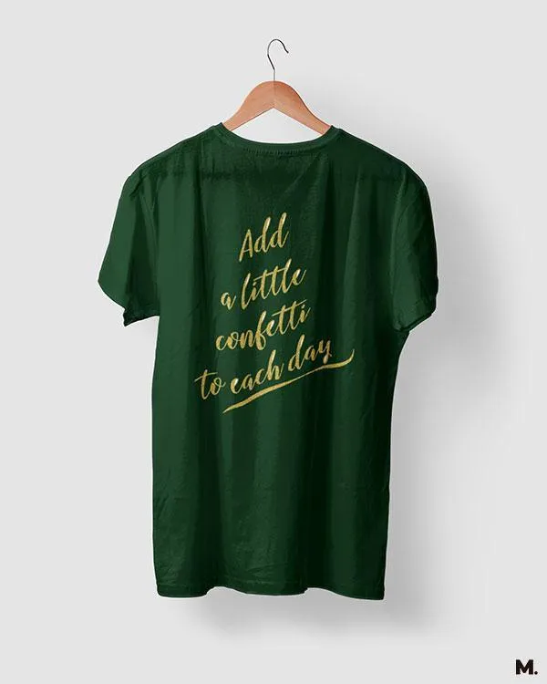 Add a little confetti printed t shirts