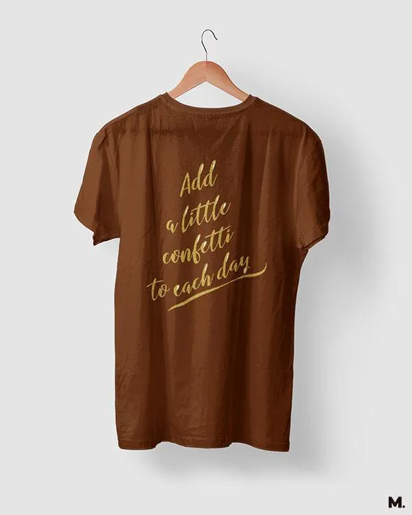 Add a little confetti printed t shirts