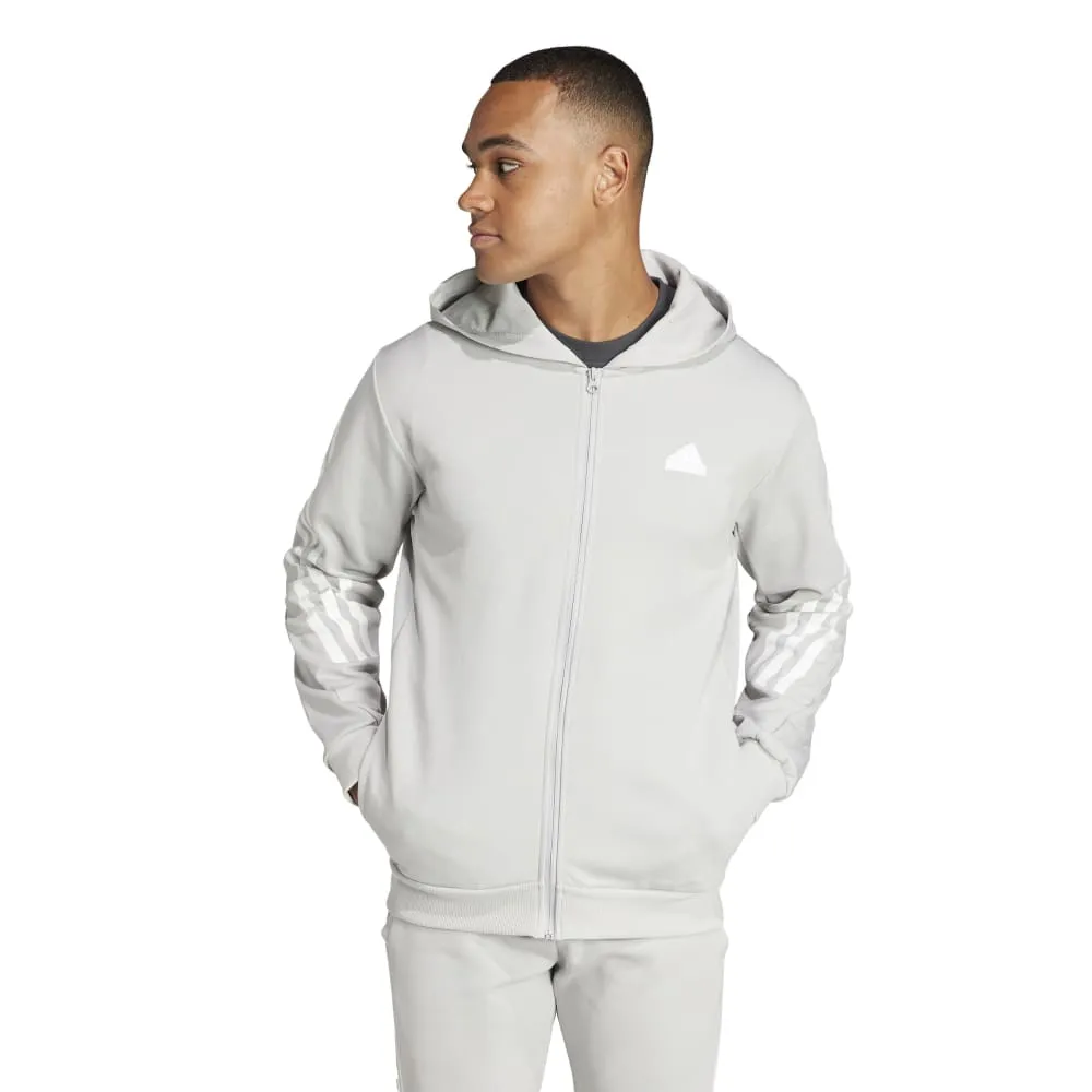 Adidas Mens Future Icons 3 Stripes Full Zip Hoodie