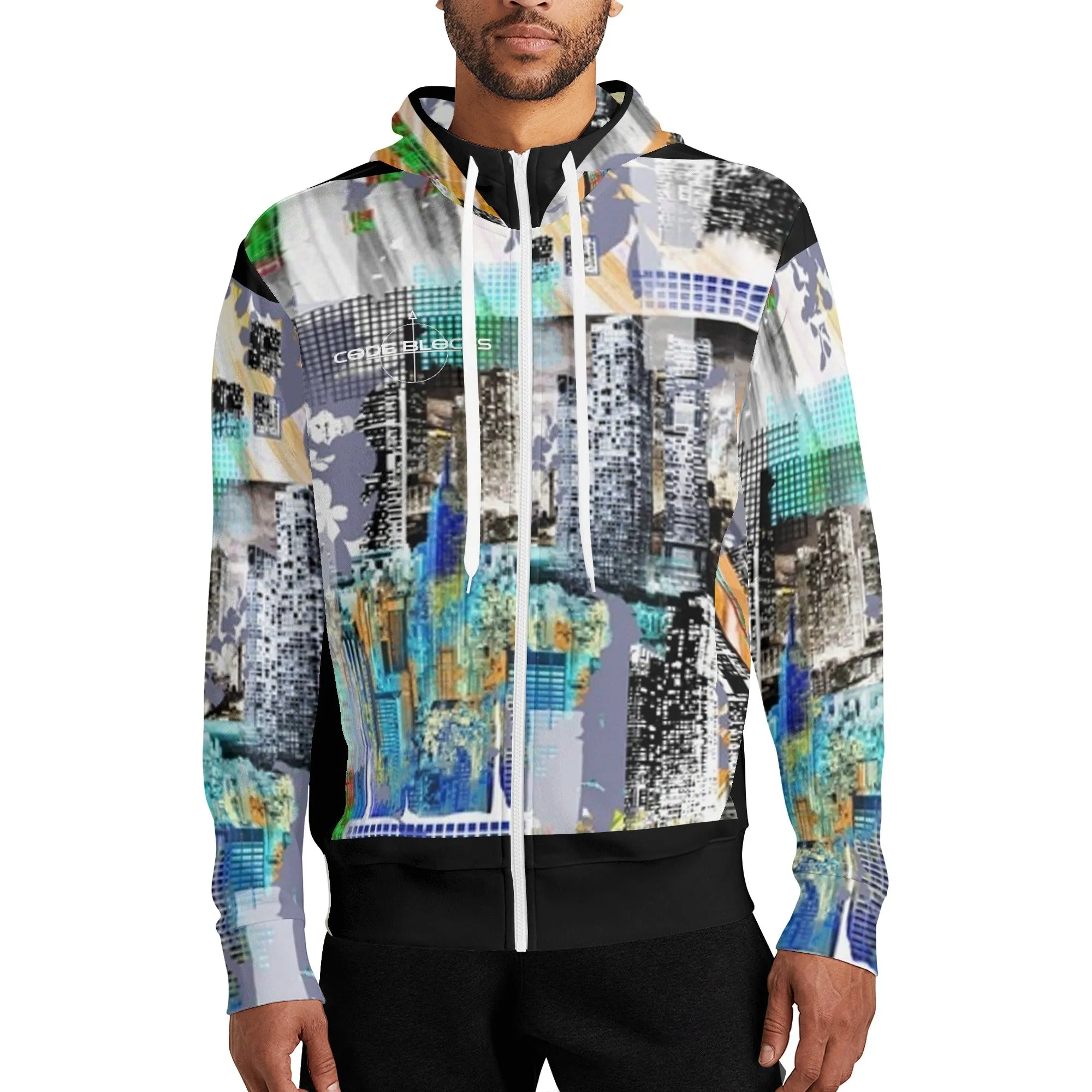 Adult Full Zip Turtleneck Hoodie Streetwear