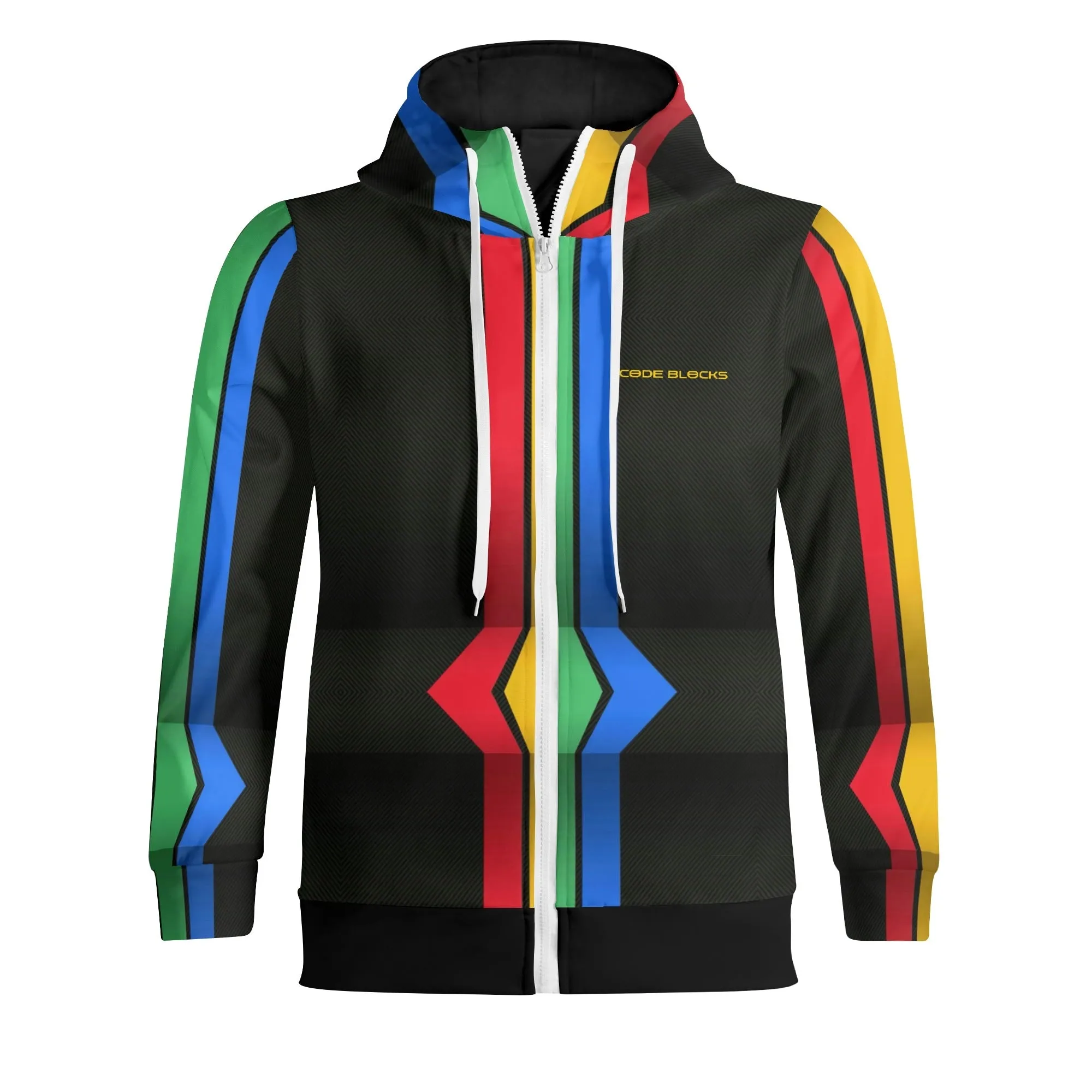 Adult Full Zip Turtleneck Hoodie Streetwear