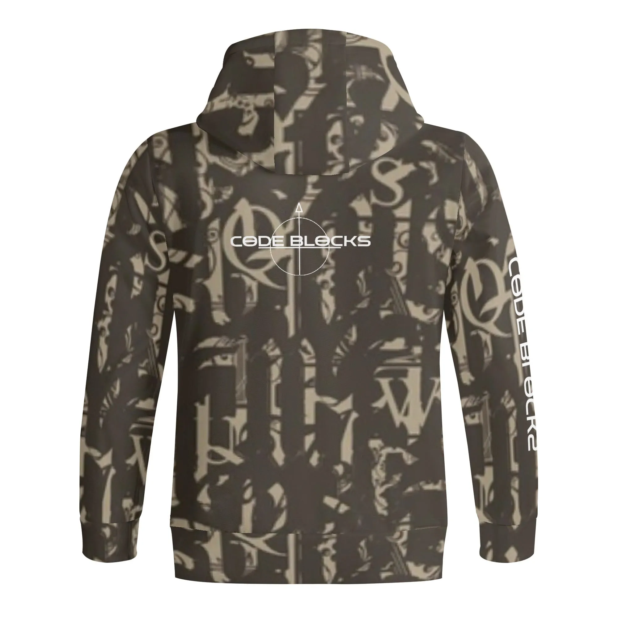 Adult Full Zip Turtleneck Hoodie Streetwear
