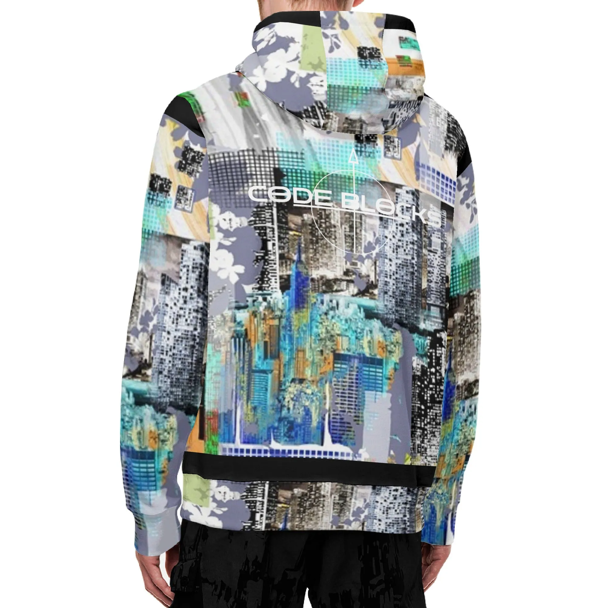 Adult Full Zip Turtleneck Hoodie Streetwear