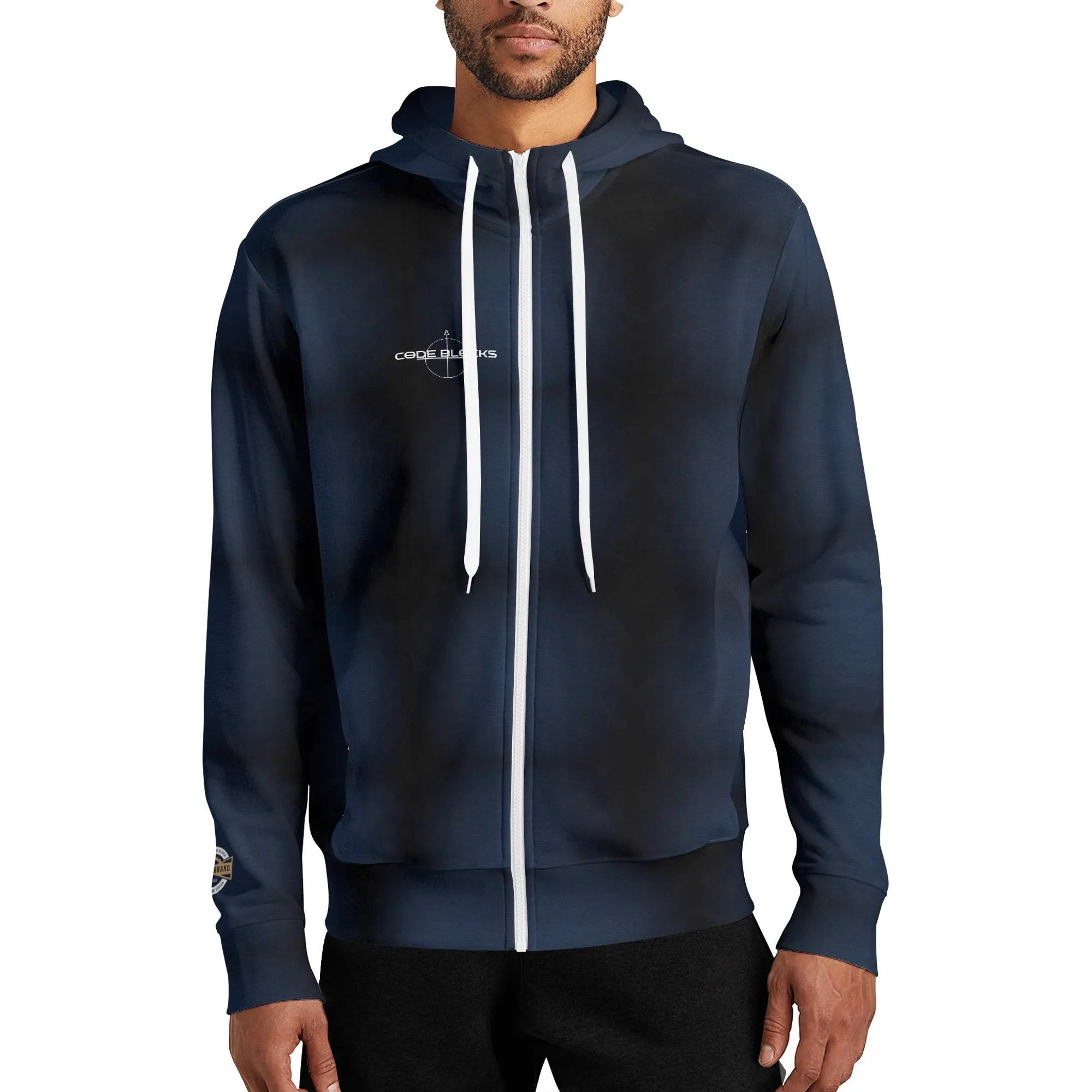 Adult Full Zip Turtleneck Hoodie Streetwear