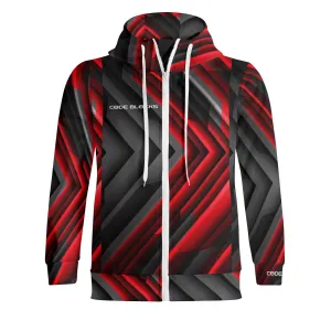 Adult Full Zip Turtleneck Hoodie Streetwear