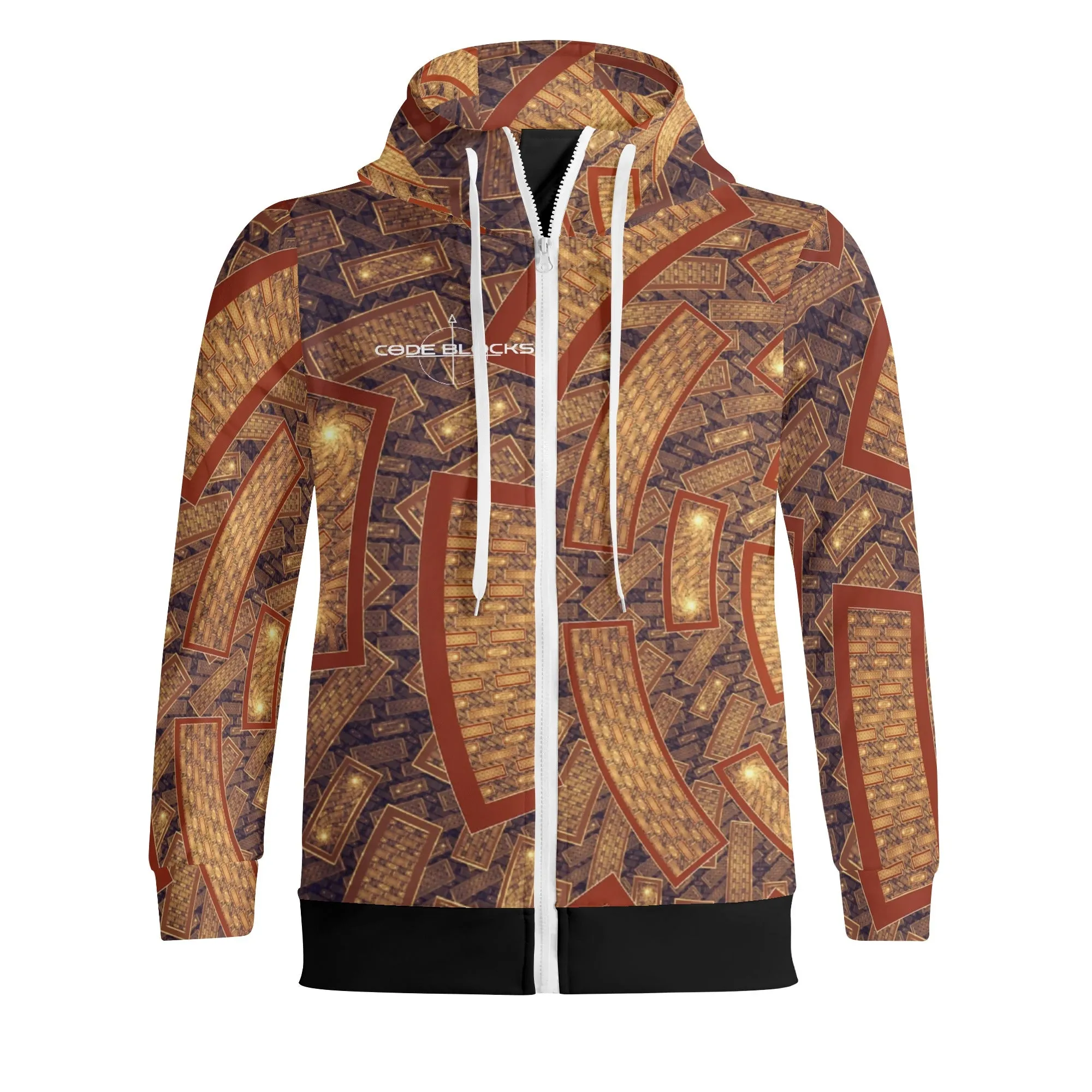 Adult Full Zip Turtleneck Hoodie Streetwear