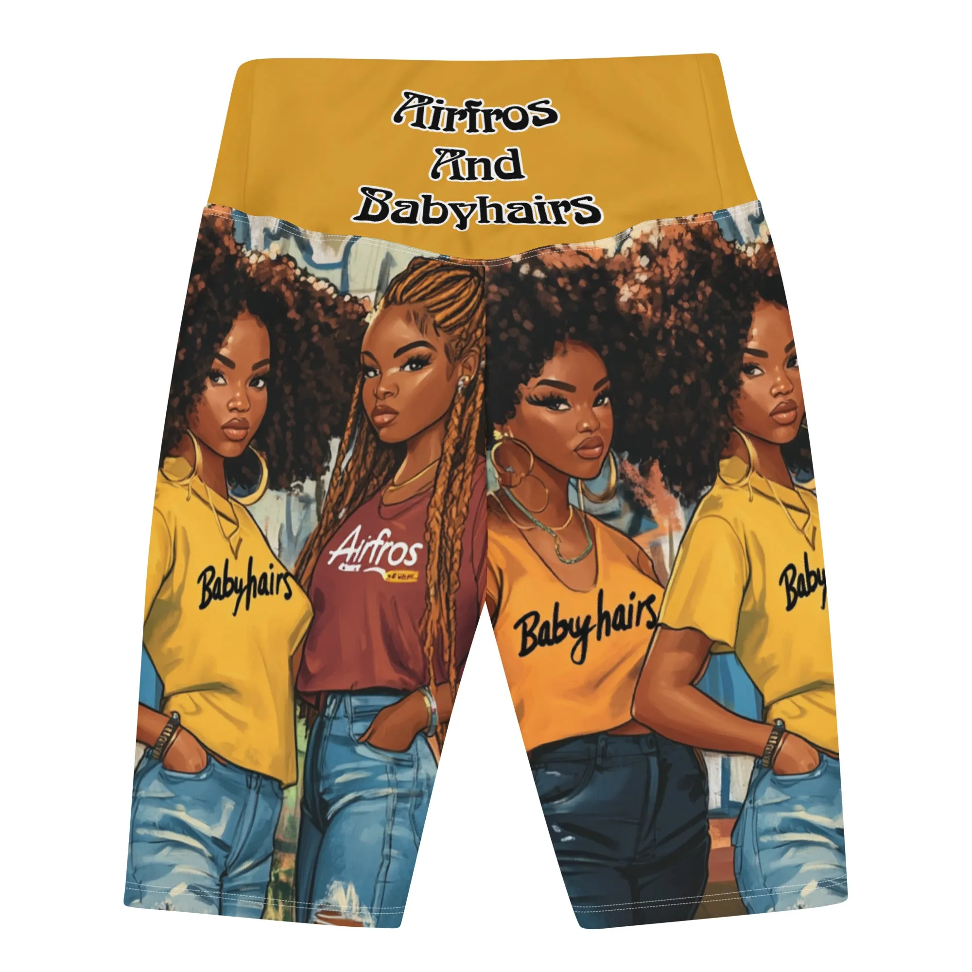 Airfros And Babyhairs 3 Home Girls Buttercup Biker Shorts