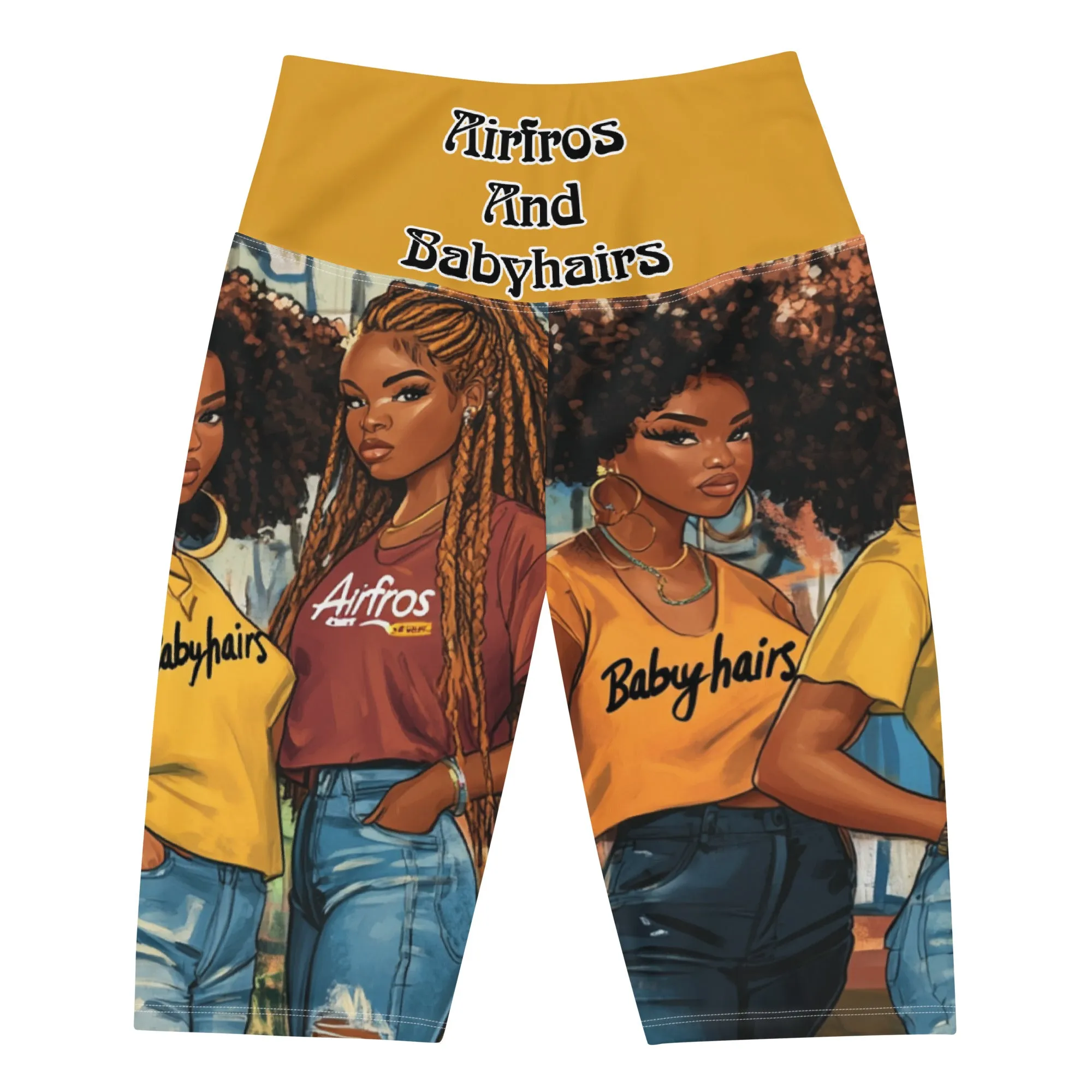 Airfros And Babyhairs 3 Home Girls Buttercup Biker Shorts