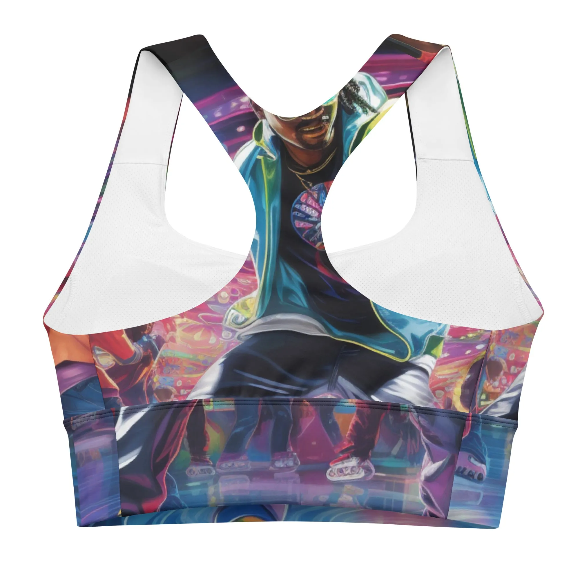 Airfros And Babyhairs He Blades Longline Sports Bra