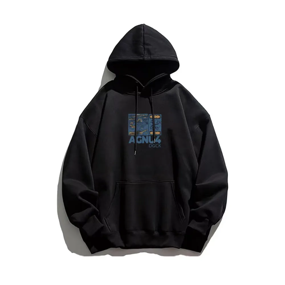 AokLok Landscape Graphic Cotton Hoodie