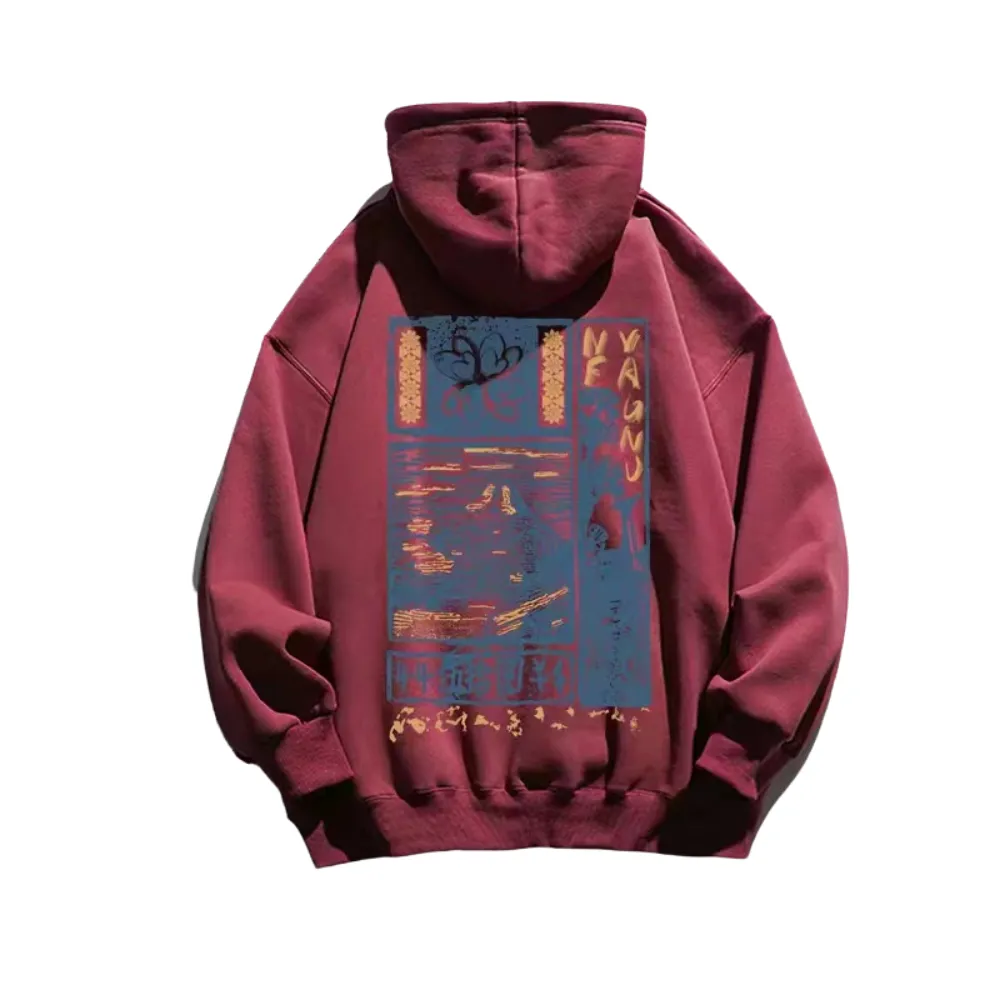AokLok Landscape Graphic Cotton Hoodie
