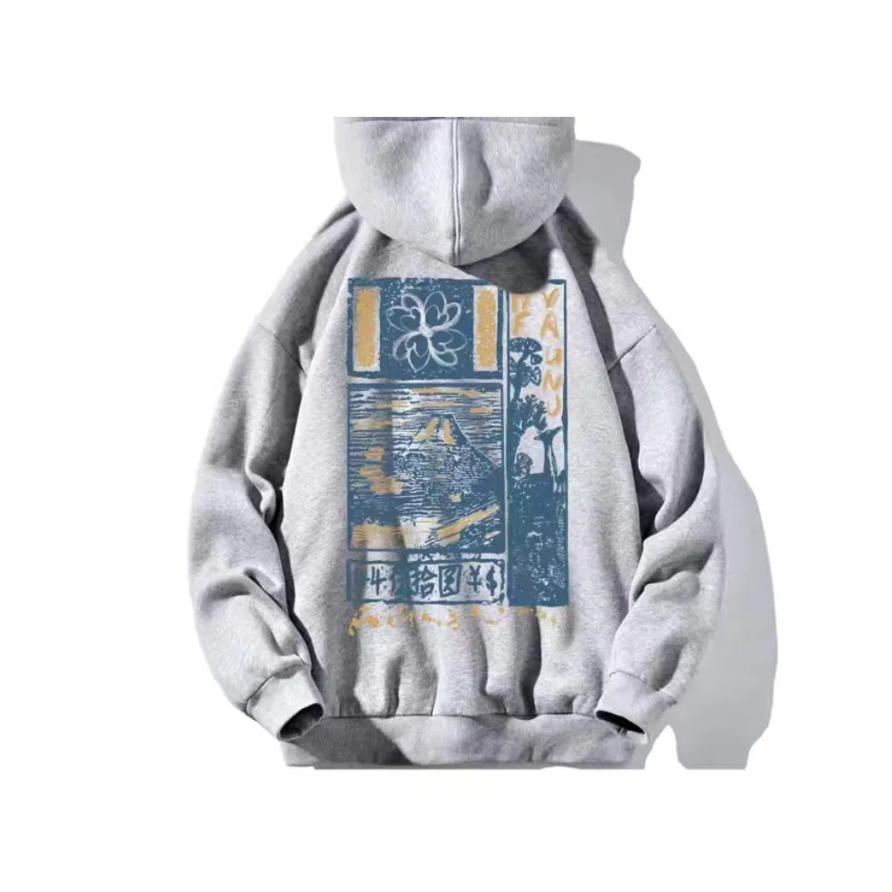 AokLok Landscape Graphic Cotton Hoodie