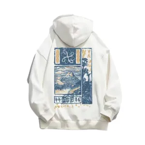 AokLok Landscape Graphic Cotton Hoodie