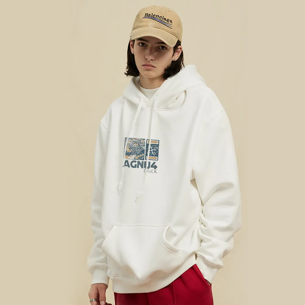 AokLok Landscape Graphic Cotton Hoodie