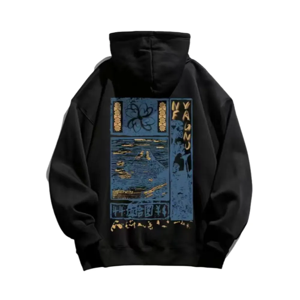 AokLok Landscape Graphic Cotton Hoodie