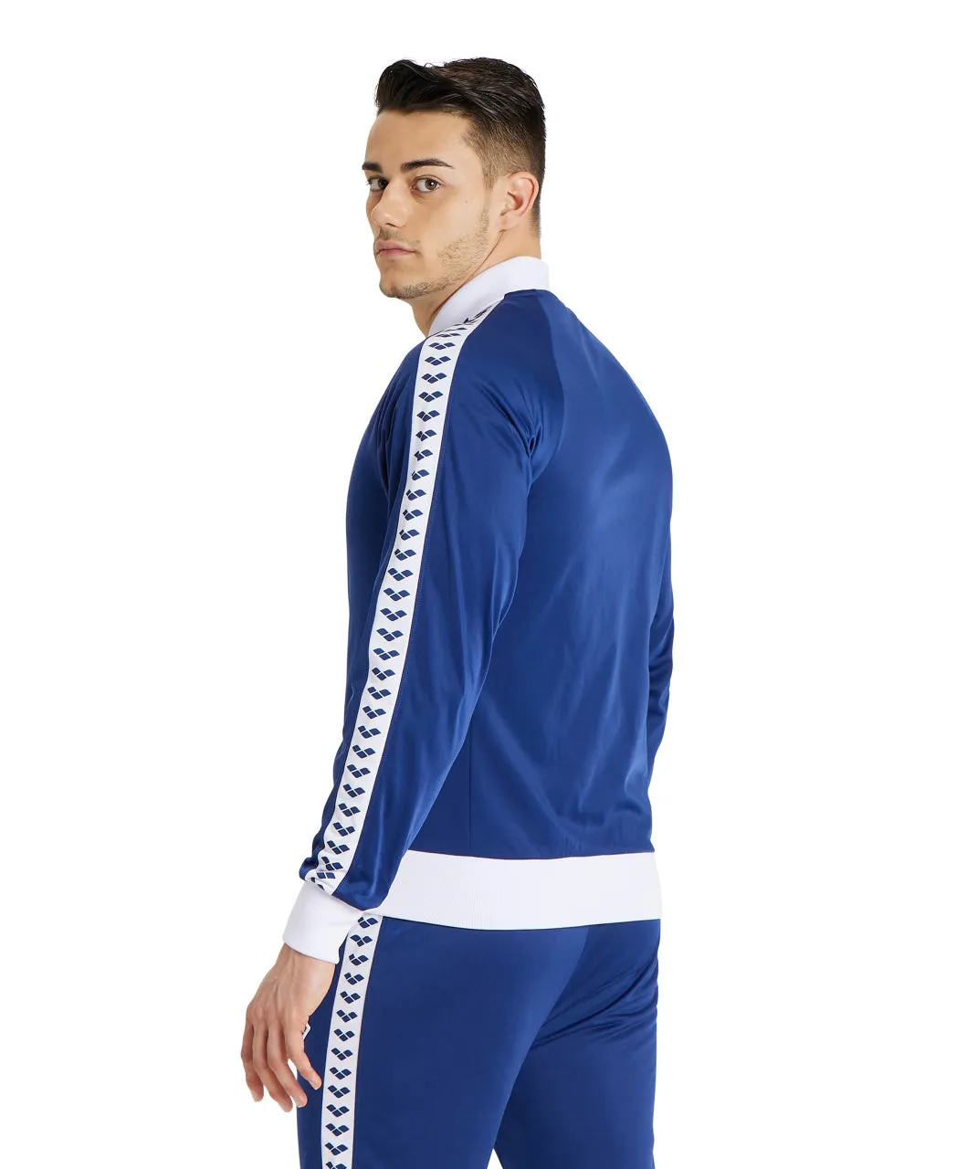 Arena Icons Men's Team Relax Jacket - Navy-White-Navy
