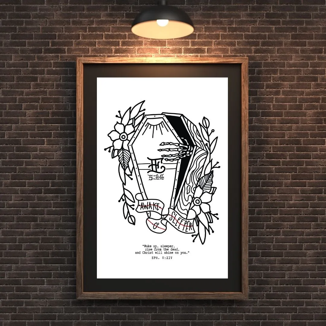 Awake O’ Sleeper [Coffin] Art