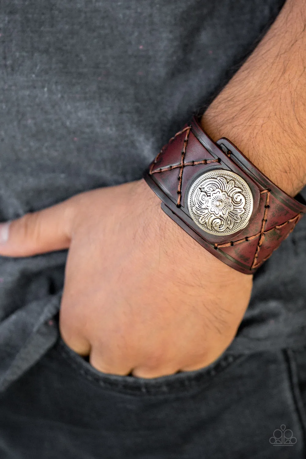 Badlands Bandit Brown Bracelet