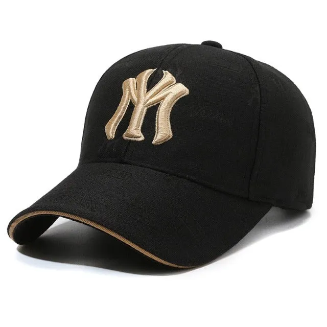 Baseball cap with custom embroidery for women, sports visor in the style of Hip Hop