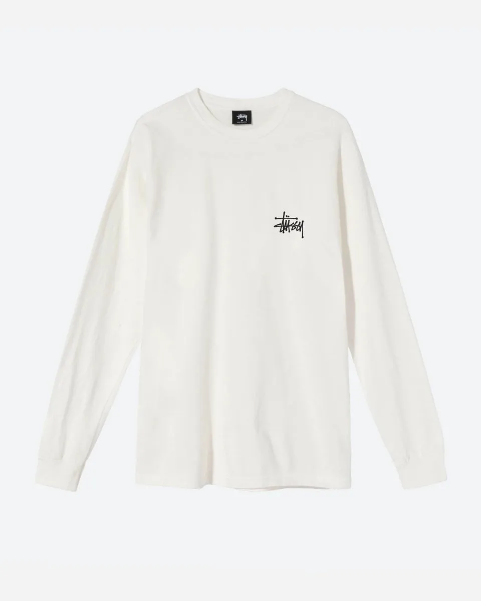 Basic Stüssy Pig. Dyed Ls Tee - Natural