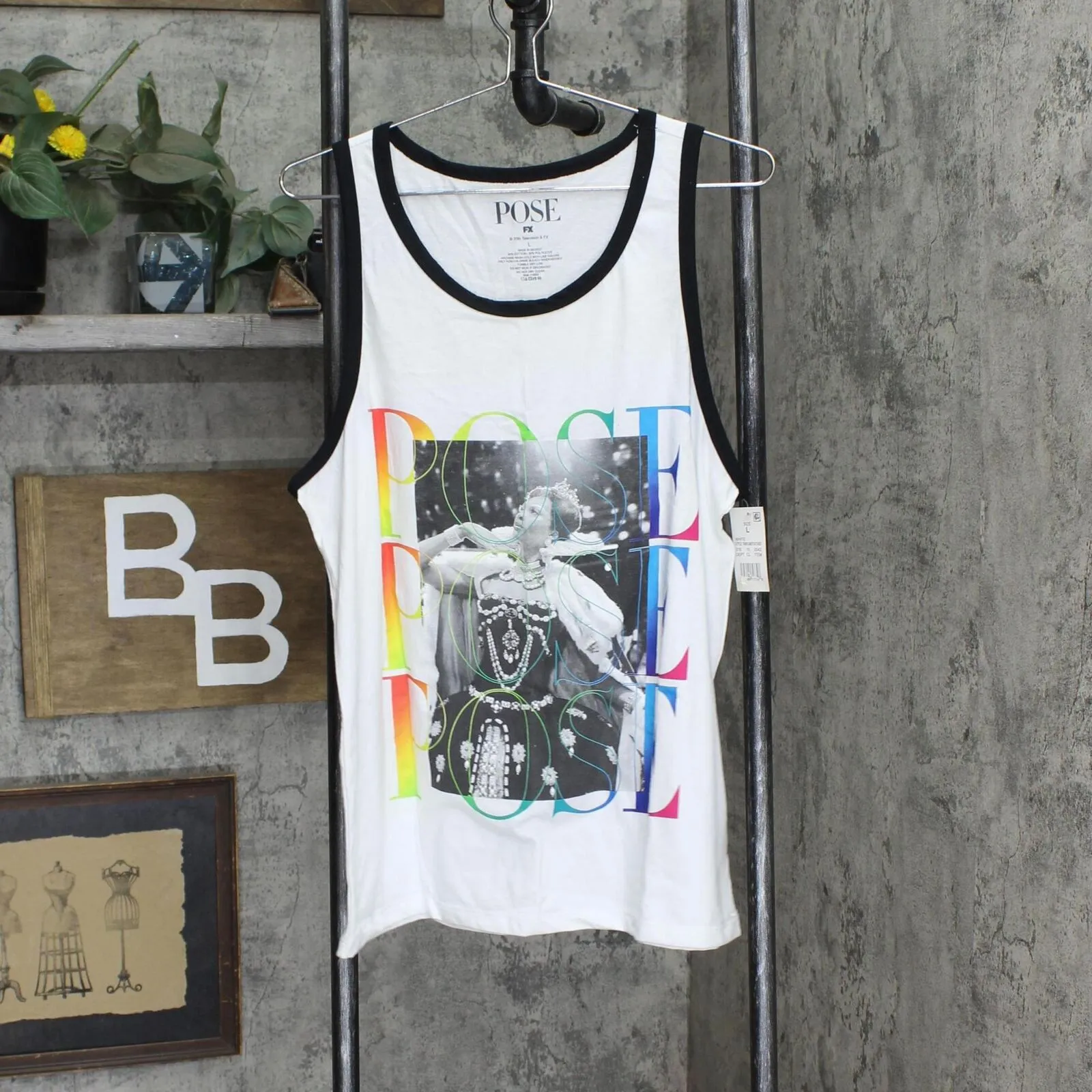 Bioworld Mens Pride Adult POSE Tank Top 84596611