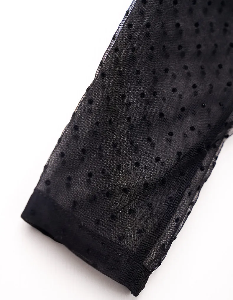 Black Two-Piece Qipao Cheongsam