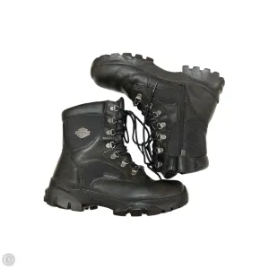 Boots Ankle Flats By Harley Davidson In Black, Size: 8