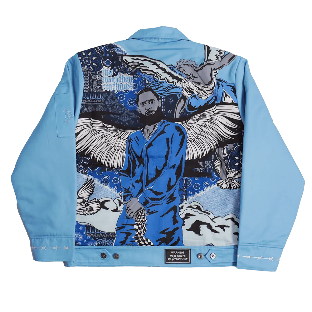 BRAND X THE MARATHON WORK JACKET (LIGHT BLUE)