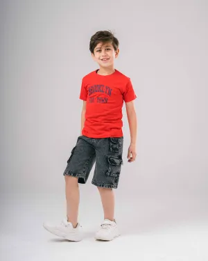 Brooklyn Printed Boys T-shirt Short Sleeve