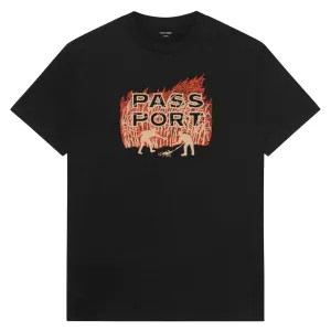 Brush fire t-shirt - Black