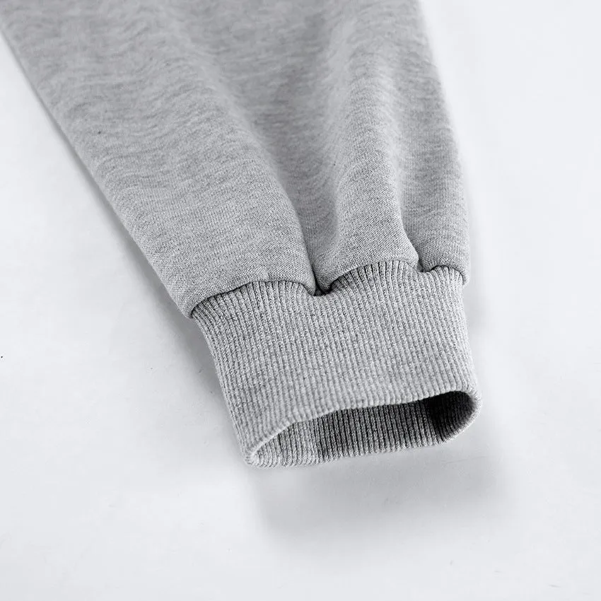 Button Down Turtleneck Sweatshirt