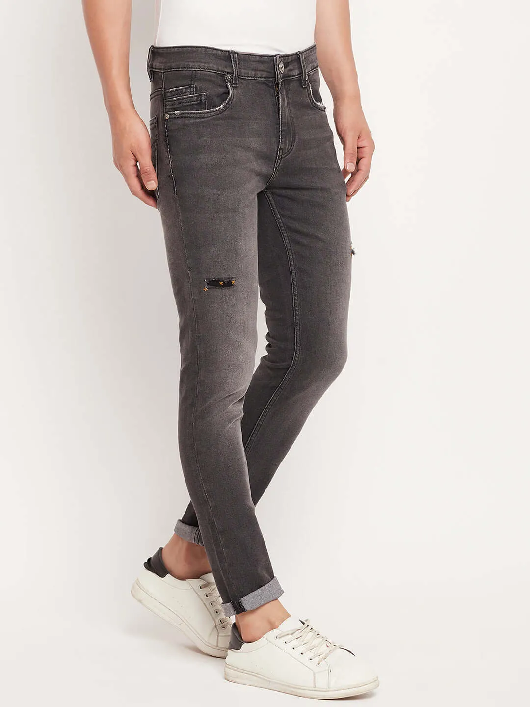 Camla Barcelona Distressed Anthra Grey Jeans