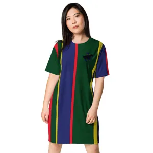 Carib Polo Pony Striped T-shirt dress