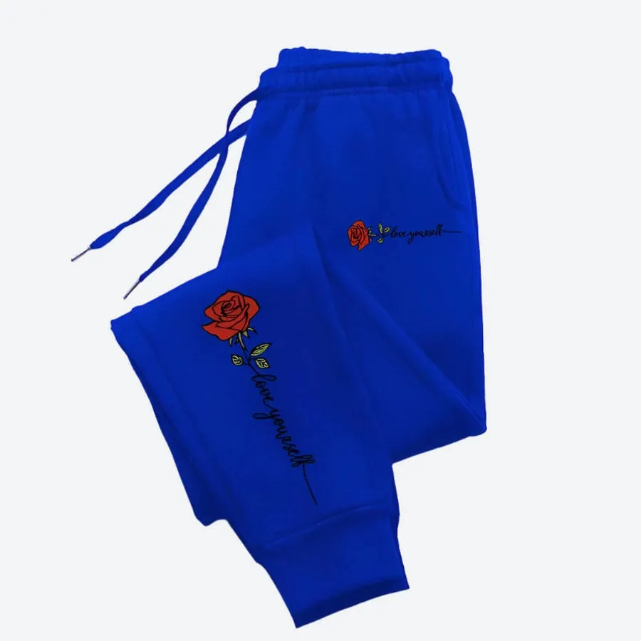 Casual Elastic Waist Jogger Sweatpants