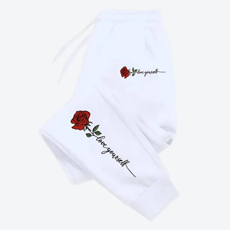 Casual Elastic Waist Jogger Sweatpants
