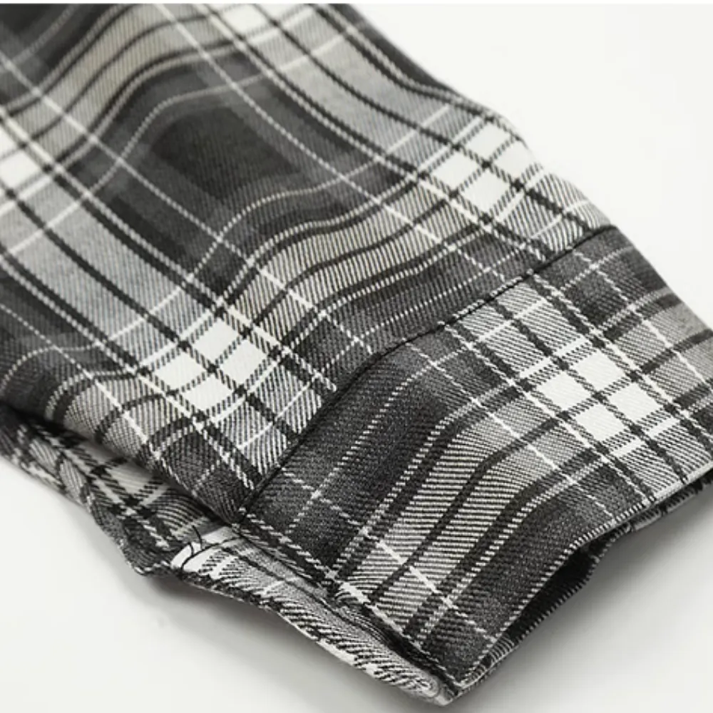 Classic Check Lined Embroidered Hoodie