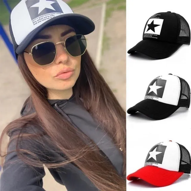 Classic fashion style baseball cap for women.