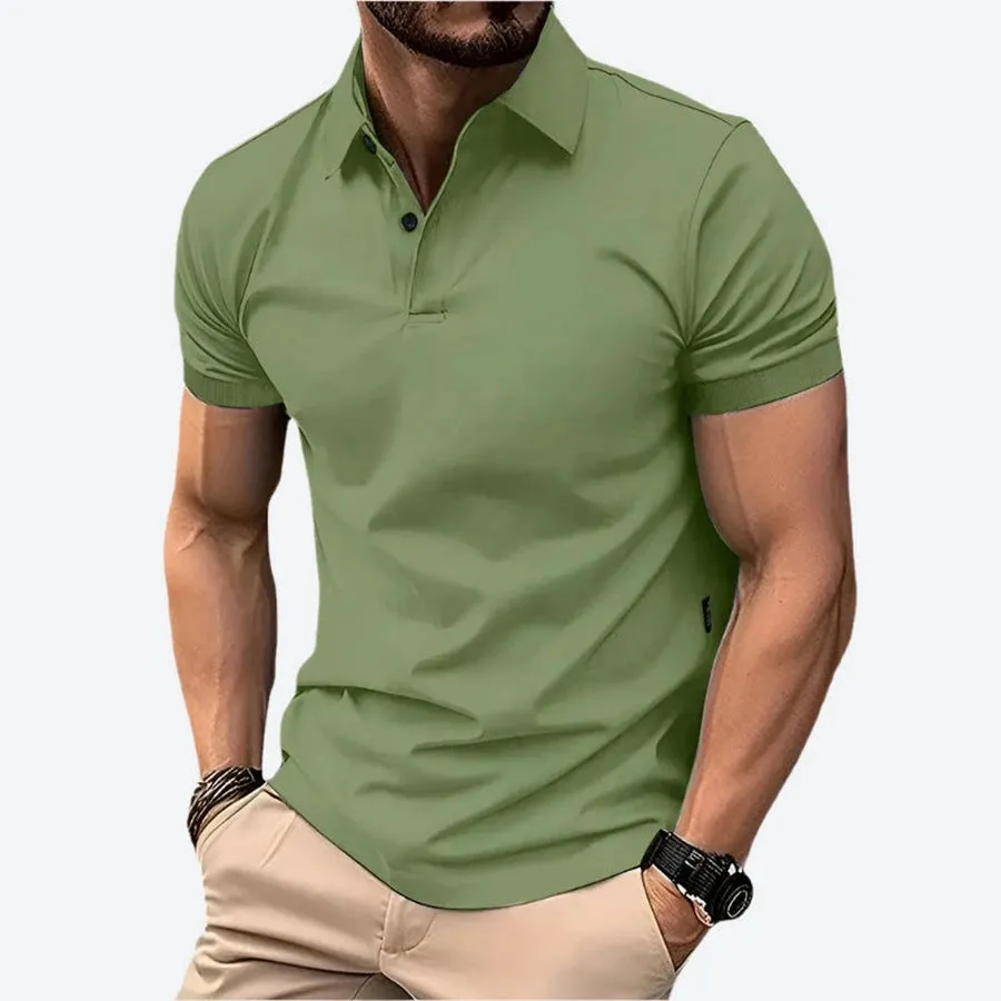 Classic Slim-Fit Short-Sleeve Polo Shirts