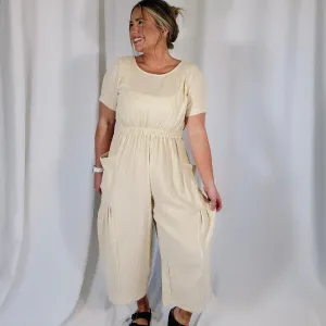 Coastal Dream Jumpsuit - Cream