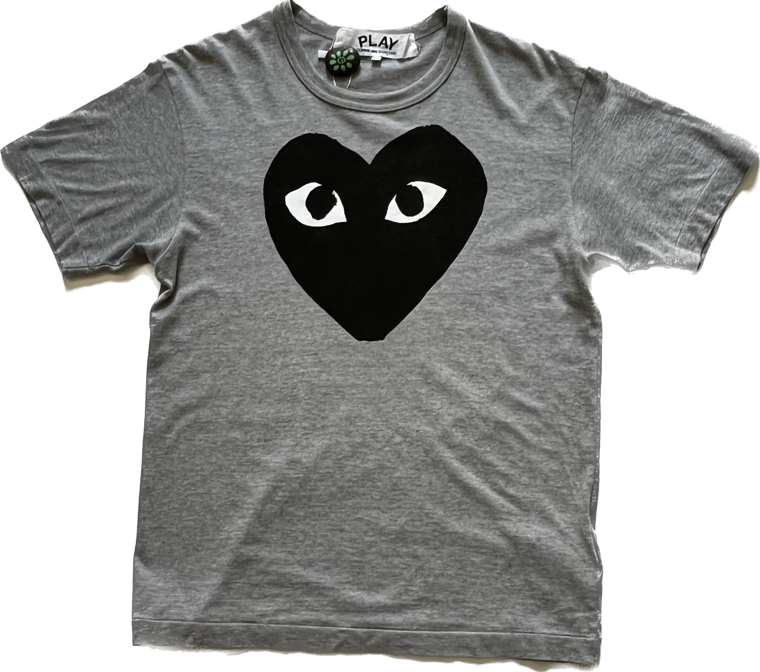 Comme des Garçons Play Black Heart T-shirt Grey