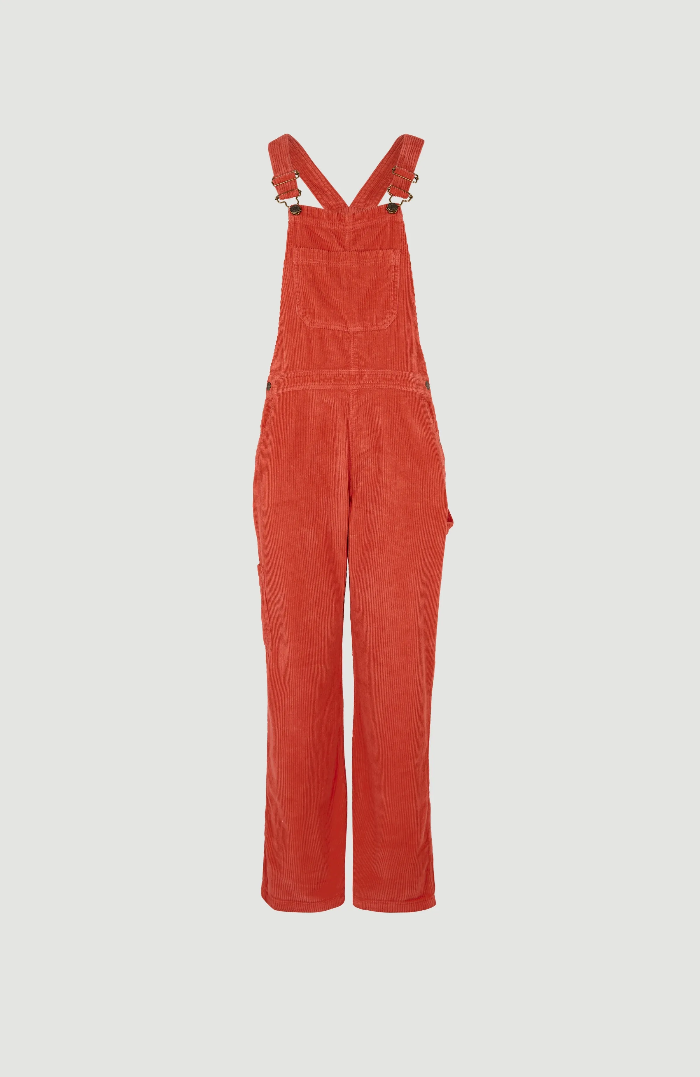 CORD DUNGAREE | Red Orcher
