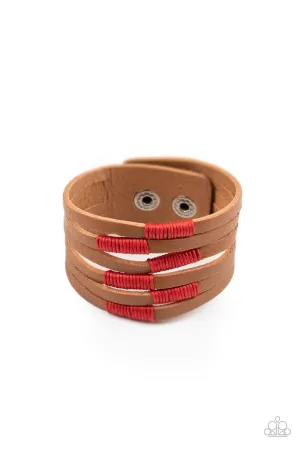 Country Colors - Red Urban Bracelet