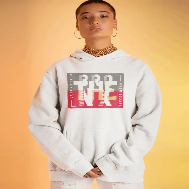 Cozy vintage style hoodie for women