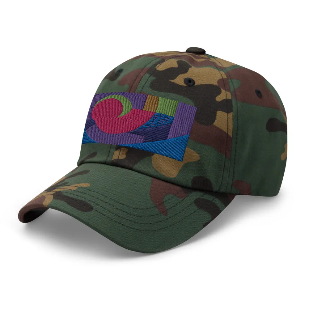 Dad Hat | Pink Southwark Bridges | Urban Abstract