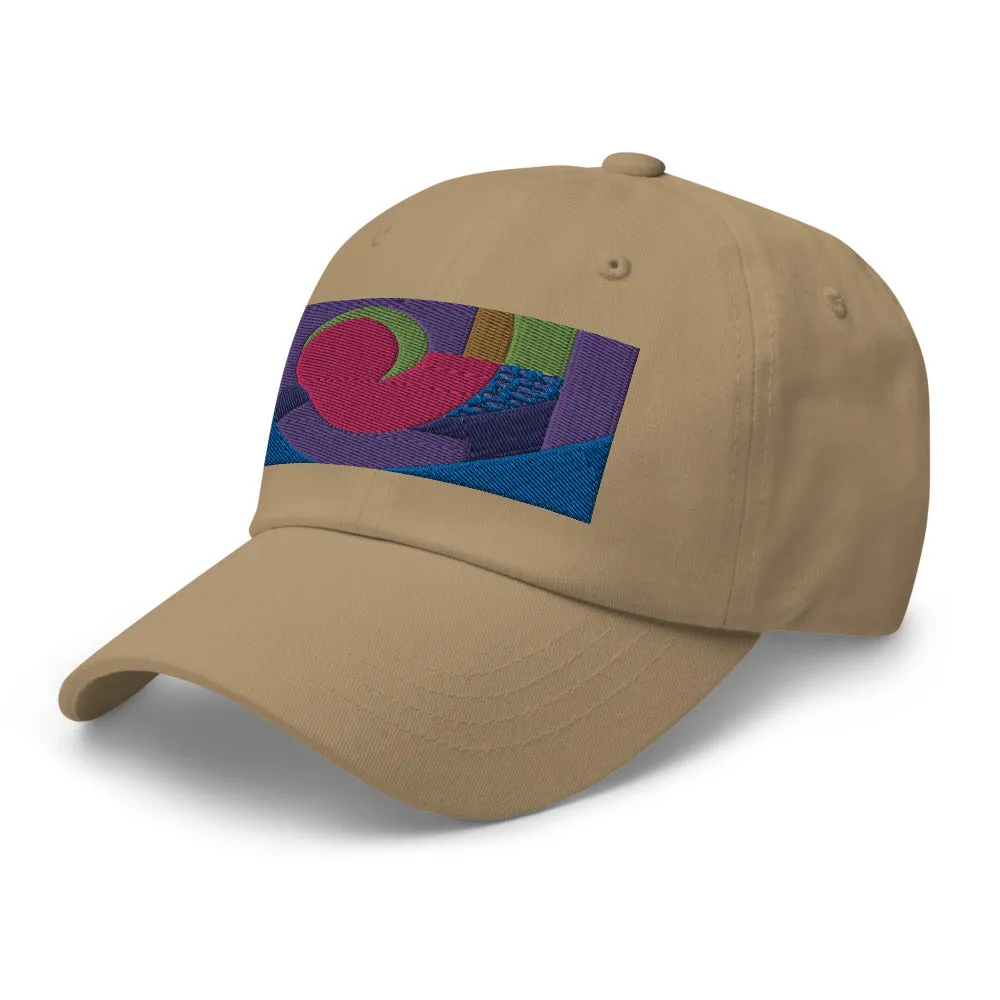 Dad Hat | Pink Southwark Bridges | Urban Abstract