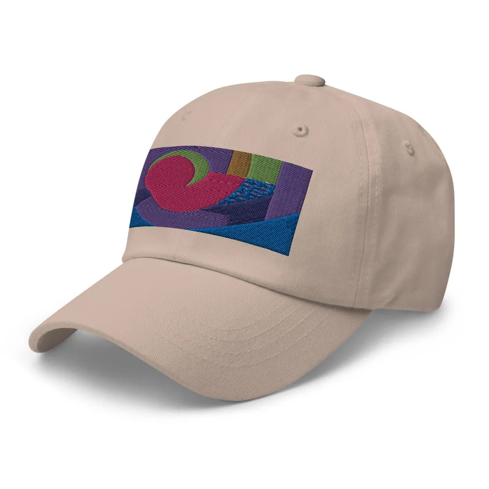 Dad Hat | Pink Southwark Bridges | Urban Abstract