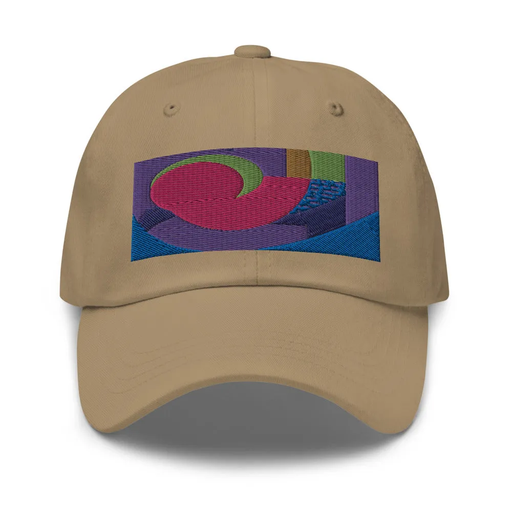 Dad Hat | Pink Southwark Bridges | Urban Abstract