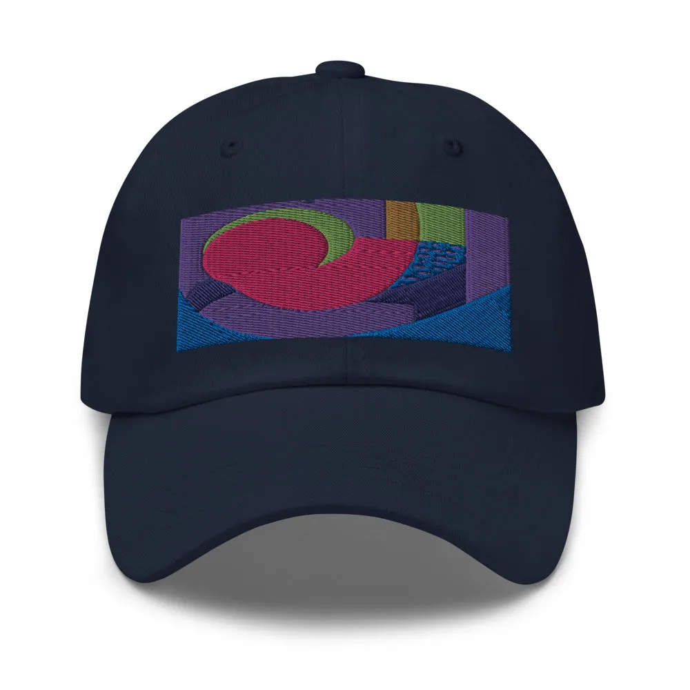 Dad Hat | Pink Southwark Bridges | Urban Abstract