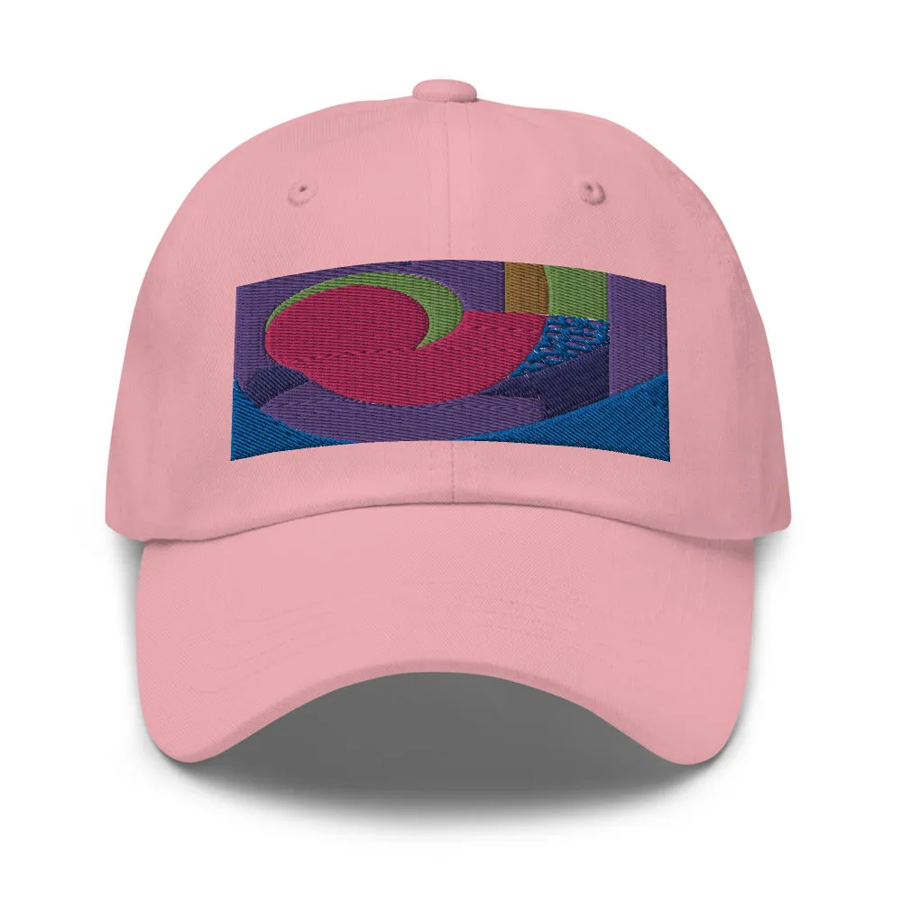 Dad Hat | Pink Southwark Bridges | Urban Abstract